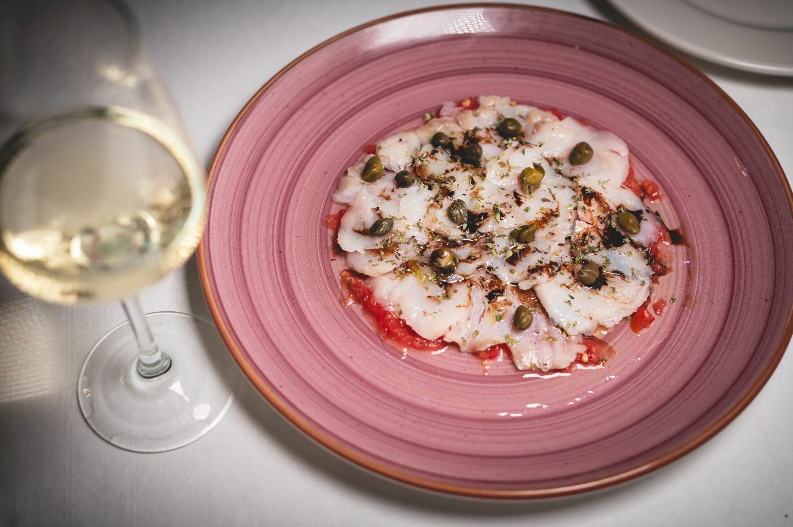 carpaccio bacalao
